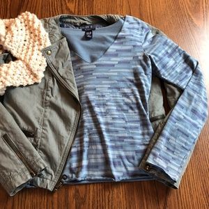 Gap paint stoke patterned long sleeve